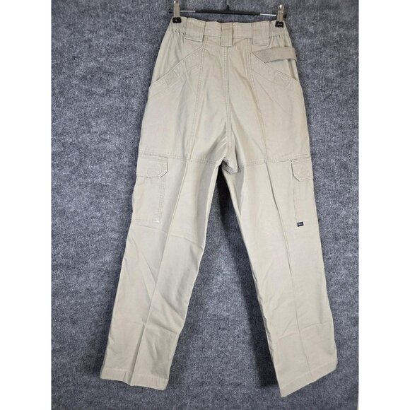 5.11 Tactical Pants Mens 28x36 Khaki Cotton Canvas Cargo Utility D-Ring 74251 - Picture 6 of 7